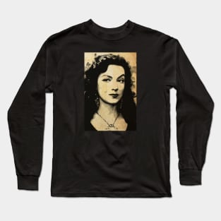 Mexican Cinema: María Felix Long Sleeve T-Shirt